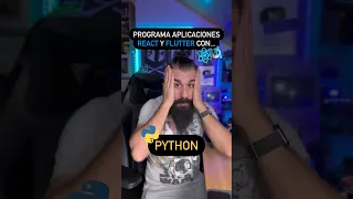 Crea Apps React y Flutter con PYTHON