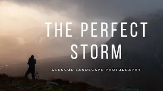 Landscape Photography in WILD Weather | Up a Mountain in a Storm | GLENCOE