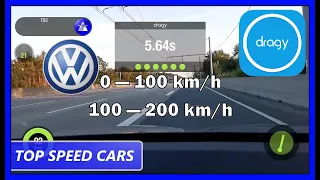 VW Golf 8 GTI Dragy acceleration 0-100/100-200 km/h - data review