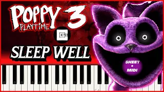 "Sleep Well" - CG5 (Poppy Playtime Chapter 3) | Piano Tutorial & Sheet Music