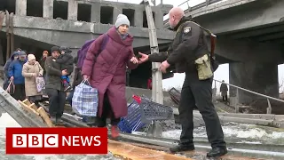UN calls for civilians fleeing Russia invasion of Ukraine to be given safe passage - BBC News