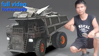 CAT 797 scale 1/14, full video, how to make rc truck...