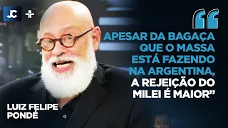 Pondé atribui REVIRAVOLTA nas eleições da Argentina à alta rejeição de Javier Milei