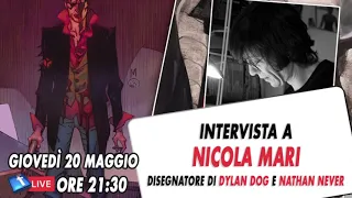 INTERVISTA A NICOLA MARI - IL MAESTRO DEL FUMETTO GOTICO. DISEGNATORE DI DYLAN DOG E NATHAN NEVER.
