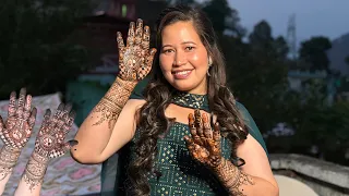 My Mehndi Look😍❤️साजन के नाम की मेहंदी😜Engagement vlog