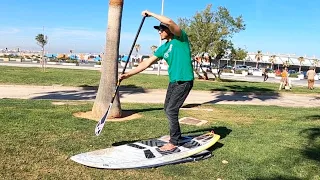 PADDLE SURF OLAS en 5 Minutos - Catching Your First Wave on a SUP BOARD- TUTORIAL de PADDLE SUP WAVE