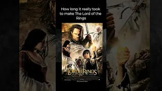 The Lord of the Rings Trilogy! How many years did it take? Make-up artist answers! #lordoftherings