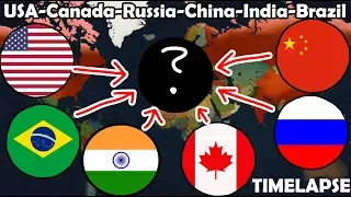 AOC2: USA-Canada-Russia-China-India-Brazil Timelapse