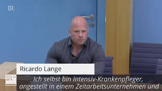 Bundespressekonferenz vom 29 4 2021 Intensivpfleger Ricardo Lange zur Lage auf den Intensivstationen