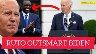 SEE WHAT HAPPENED AS PRESIDENT WILLIAM RUTO OUTSMART US PRESIDENT JOE BIDEN LIVE ON CAMERA