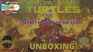 Teenage Mutant Ninja Turtles Secret History of the Foot Kickstarter Exclusive Expansion Unboxing