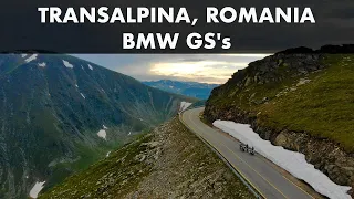 Romania, BMW GS, Motorcycle Touring Transalpina, Transfagarasan, with Drone