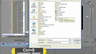 Видео монтаж в Sony Vegas 9 10   6 Импорт файлов и организация проектов