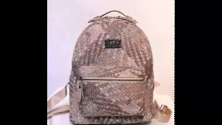 Woven shoulder bags blue backpack.avi