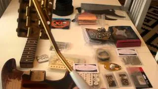 SRV #1 STRATOCASTER PARTS & BUILD