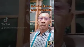 kekuatan hukum surat pernyataan @sukisjiwantomo3471