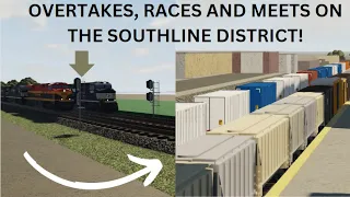 Overtakes, Meets and Races on the Southline District! (Ro-Scale)