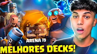 MELHORES DECKS PARA DOMINAR A ARENA 19 (SPA DOS DRAGÕES) NO CLASH ROYALE!