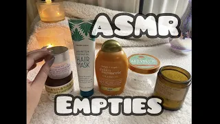ASMR EMPTIES - Tapping, Scratching, Tracing, Soft Spoken