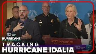 Tampa mayor, city leaders give update ahead of Hurricane Idalia