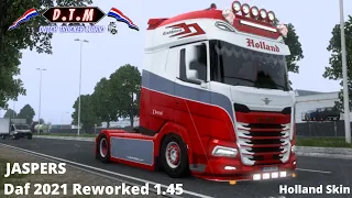 ets 2 JASPERS DAF 1.45 + holland skin , truck build ,D.T.M MODS