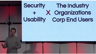 USENIX Enigma 2016 - Security and Usability from the Frontlines of Enterprise IT