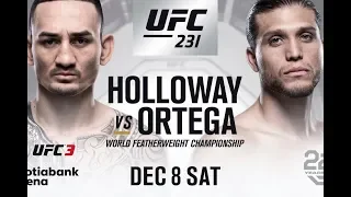 FULL COMM. - Brian Ortega vs. Max Holloway - UFC Featherweight Championship