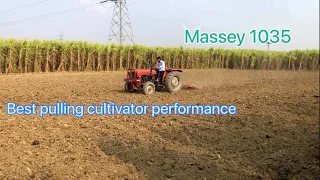 Massey 1035 best pulling 9 khurfi cultivator #rahulrandhawa