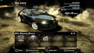 NFS Most Wanted Palmont Imports Mod Nevile Alfa Romeo Brera