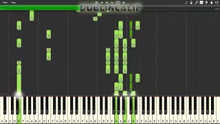 Castlevania Symphony of the Night - Marble Gallery Theme Piano Tutorial Synthesia