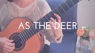 As The Deer - Classical Guitar Instrumental cover (fingerstyle) with Lyric - Kimmy Kwong 古典結他