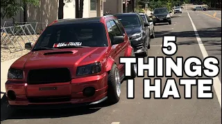 5 Things I HATE About My Subaru Forester XT
