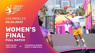 Teqvoly World Tour 2nd stop - Venice Beach, Los Angeles / Women’s Final 02.26.2023 - FULL MATCH
