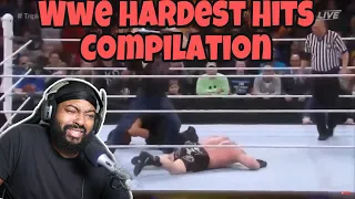 WWE Hardest Hits Compilation Of All Time (Reaction)