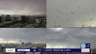 Rainfall time lapse in Las Vegas