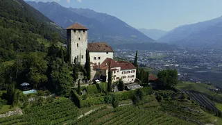 Meran, Dorf Tirol, Marling und Partschins, Drone Footage