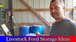 Feed Storage Ideas for Homesteaders and Hobby Farms