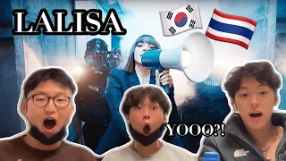 My Korean Friends React to LISA - 'LALISA' M/V