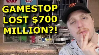 So GameStop just lost ANOTHER $700 MILLION.....