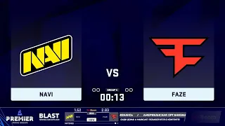 🔴  LIVE  На Русском   NaVi vs FaZe  BO3 Inferno Nuke Train | BLAST Premier Spring Groups 2021