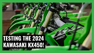 Riding the 2024 Kawasaki KX450 at Australian launch