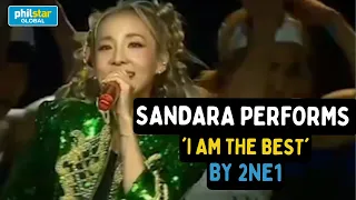 Sandara Park performs "I Am The Best" in Manila