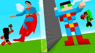 Trolei meu AMIGO com SUPER HERÓI PRONTO na BATALHA DE CONSTRUÇÃO do MINECRAFT