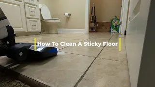 How To Clean A Sticky Floor