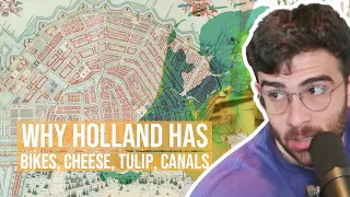 Hasanabi Reacts to How the Dutch Beat the Ocean | Why Amsterdam Has Canals