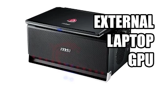 MSI GS30 Shadow External Graphics Card Enclosure - CES 2015