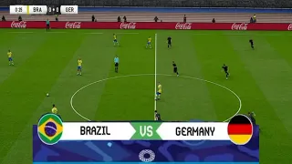 BRAZIL v GERMANY | Olympics Tokyo 2020 | International Stadium Yokohama PES 2021