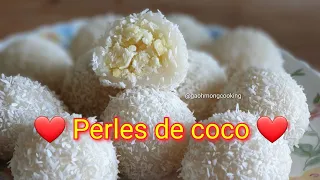 QHIA ua QE NCUAV_PERLES de COCO Recipe_ Coconut pearls recipe #gaohmongcooking