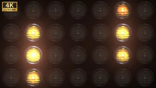 Flashing Lights  Video Footage 4K VJ Loop Background