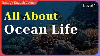 Learn English through Stories Level 1: All About Ocean Life | English Listening Practice